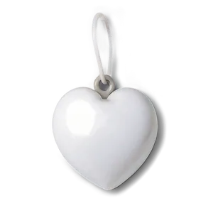 Minimalist White Heart Png Yop PNG image