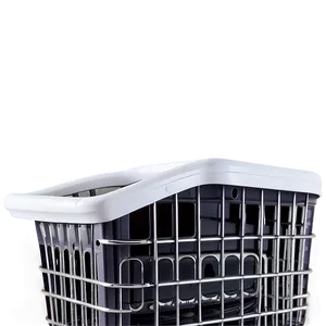 Minimalist White Laundry Basket PNG 75