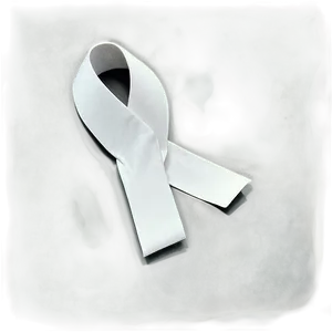 Minimalist White Ribbon Png 06122024 PNG image