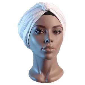 Minimalist White Turban Png Ebm84 PNG image