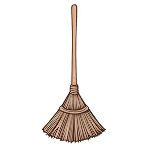Minimalist Witches Broom PNG 06292024 PNG