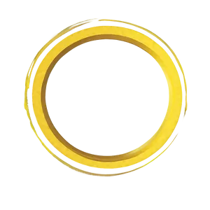 Minimalist Yellow Circle Illustration Png 06122024 PNG image