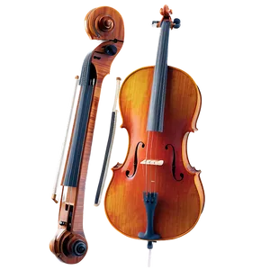 Minimalistic Cello Design Png Akn72 PNG image