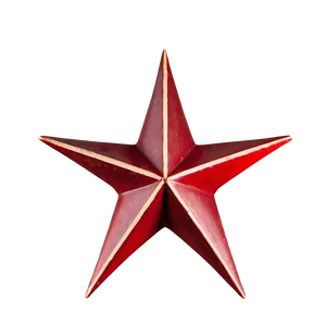 Minimalistic Red Star PNG Kdt96