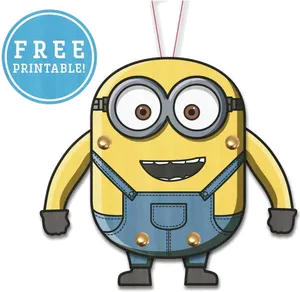 Minion Free Printable Clipart PNG image