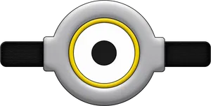 Minion Goggle Closeup PNG image