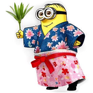 Minion In Kimono Png 18 PNG image