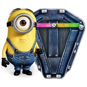 Minion In Overalls Png Vou PNG image