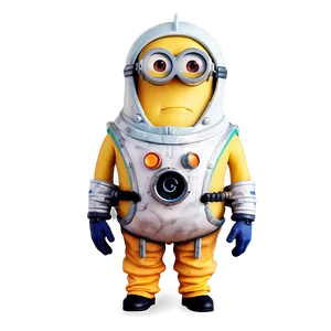 Minion In Space Suit PNG 30