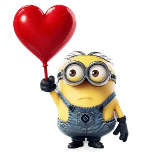 Minion Love Heart Png 05232024 PNG image