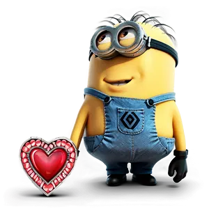 Minion Love Heart PNG 05232024
