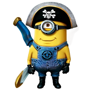 Minion Pirate PNG Pyg