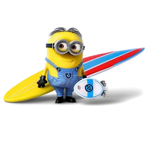 Minion With Surfboard Png Bay88 PNG image