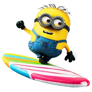 Minion With Surfboard Png Byf17 PNG image