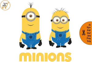 Minions_ Clipart_ Vector_ Graphic PNG image