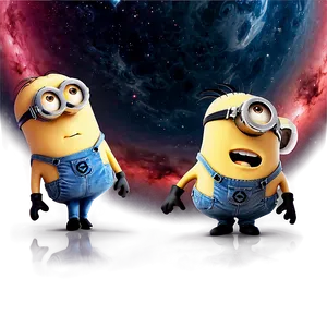 Minions In Space PNG Hrf17