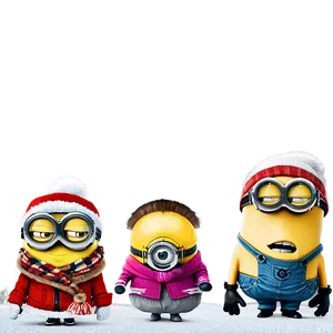Minions Winter PNG Isi