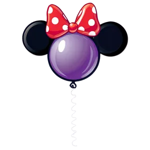 Minnie Mouse Balloon Graphic Png 05242024 PNG image