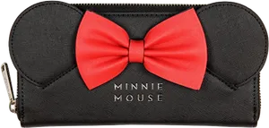 Minnie Mouse Bow Wallet PNG image