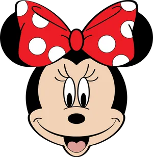 Minnie Mouse Classic Portrait PNG image
