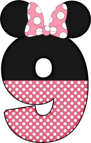 Minnie Mouse Iconic Silhouette PNG image