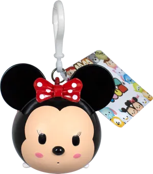 Minnie Mouse Tsum Tsum Keychain PNG image