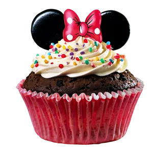 Minnie Mouse With Cupcake Png Cbj PNG image