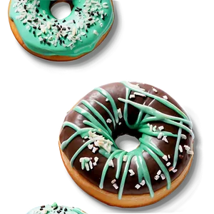 Mint Chocolate Chip Donut Png Ygr PNG image