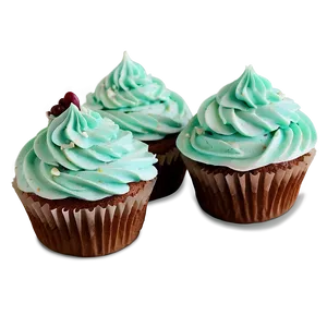 Mint Cupcakes PNG 97