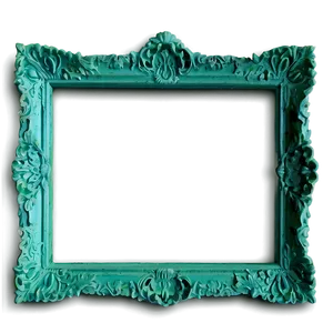 Mint Green Frame PNG 4