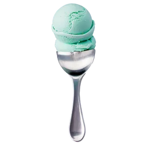 Mint Ice Cream Scoop PNG 06122024