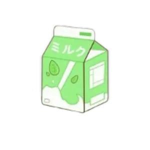 Mint Milk Carton Illustration PNG image