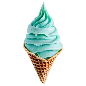 Mint Waffle Cone Png 80 PNG image