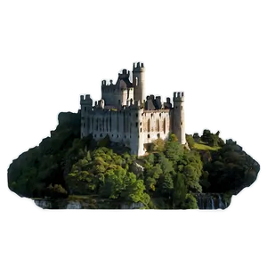 Mirage Of A Castle PNG Clk9 PNG