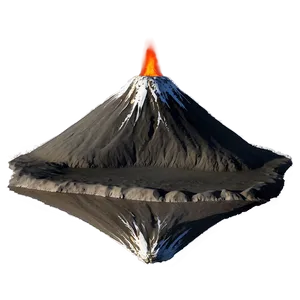 Mirage Of A Volcano PNG 32