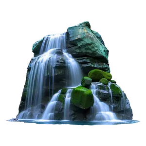 Mirage Of A Waterfall Png 06252024 PNG image