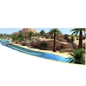 Mirage Of An Oasis Png Fxh22 PNG image