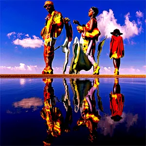 Mirage Reflection In Water PNG 82 PNG