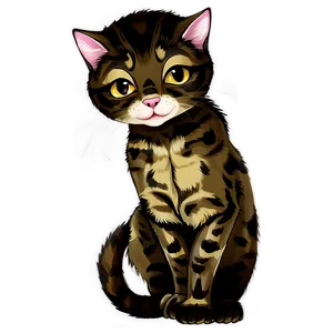 Mischief Kitten Design PNG 10 PNG