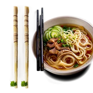 Miso Ramen Noodles PNG 27