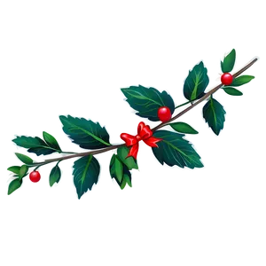 Mistletoe Garland Png 05242024 PNG image