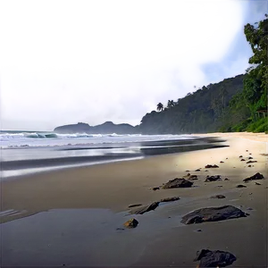 Misty Beach Morning PNG 05242024 PNG