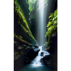 Misty Cave Exploration PNG Lec58