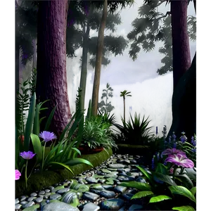 Misty Garden Magic Png 92 PNG image