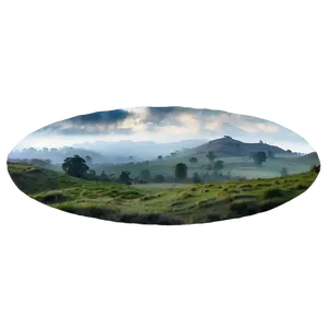 Misty Landscape Png 31 PNG image