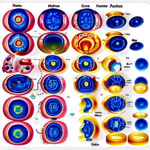 Mitosis And Meiosis Stages PNG 05242024