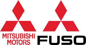 Mitsubishiand Fuso Logos PNG image