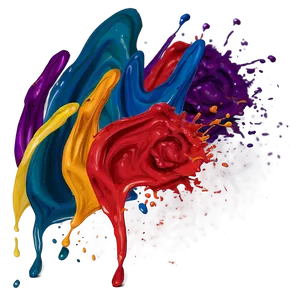 Mixed Color Paint Streak PNG 06272024 PNG