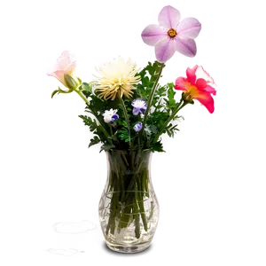 Mixed Flowers Vase Png Nyi77 PNG image