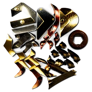 Mixed Metal Scraps Png Vwp56 PNG image